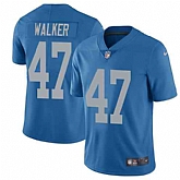 Nike Men & Women & Youth Lions 47 Tracy Walker Blue Throwback NFL Vapor Untouchable Limited Jersey,baseball caps,new era cap wholesale,wholesale hats